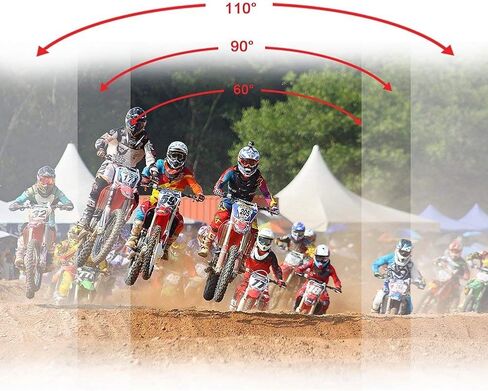 نظارات كاميرا E7 Bikers WI-FI - بدون استخدام اليدين بدقة Full HD 1080P/720P كاميرا نظارات شمسية للفيديو، نظارات مضادة للوهج للأشعة فوق البنفسجية 400، تصميم خفيف الوزن للجنسين - للرياضة وركوب الخيل وصيد الأسماك والدراجات النارية in Kuwait