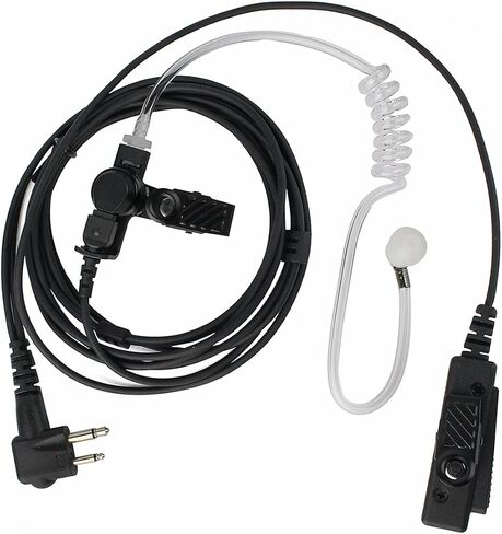 Retevis Acoustic Tube Earpiece for Motorola Walkie Talkies, Compatible with Motorola CP185 CP200 CP200d GP300 GP2000 MAG ONE A10 Walkie Talkies, Two Way Radio Headset with Big PTT Button(10 Pack) in Saudi Arabia