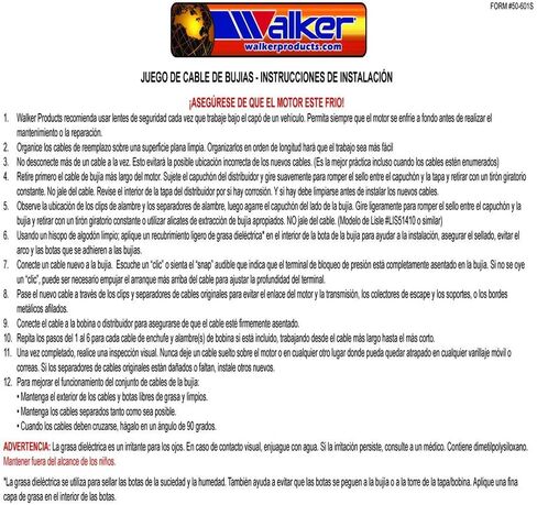 منتجات ووكر 900-1076 مجموعة أسلاك Thundercore Ultra Spark Plug in Saudi Arabia