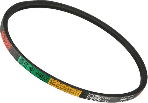 A-686Li/A27 Drive V-Belt - [12mm Width x 8mm Height] A-Section Rubber Drive Belt Wrapped for Transmission Use, 686mm Inside Circumference in Saudi Arabia