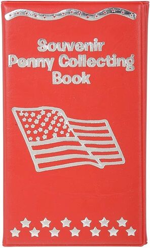 Souvenir Penny Holder Collecting Books (Green - Zoo Animals) Bi-Fold Coin Display for Rare and Elongated Pennies! (Green - Zoo) in Saudi Arabia