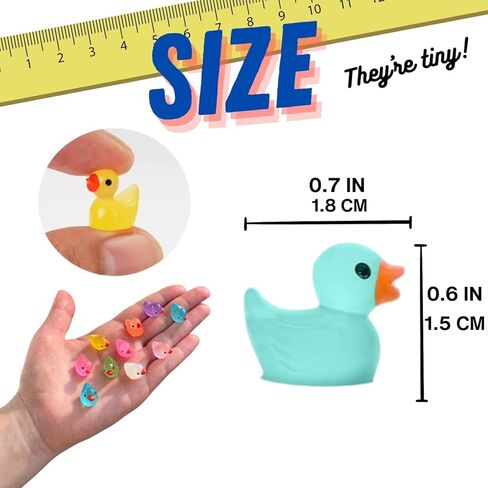 بطات صغيرة، بطات صغيرة 200 حزمة، 200 قطعة من بطات الراتنج الصغيرة المضيئة، حقيبة أورجانزا مجانية، بطات صغيرة تتوهج في الظلام، بطة صغيرة، بطات صغيرة من الراتنج، بطات صغيرة، بطات بلاستيكية صغيرة، بطات صغيرة للاختباء in Kuwait