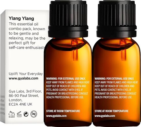زيت يلانج يلانج العطري من Gya Labs (10 مل) - رائحة زهرية غريبة - عبوتان in Kuwait