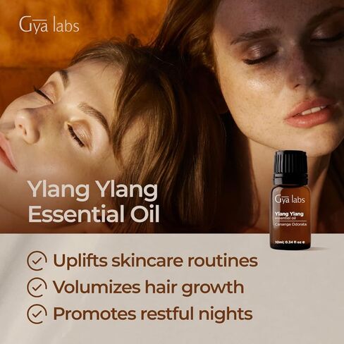 زيت يلانج يلانج العطري من Gya Labs (10 مل) - رائحة زهرية غريبة - عبوتان in Kuwait