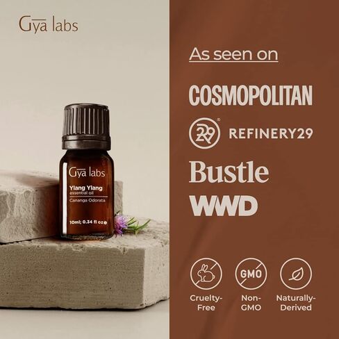 زيت يلانج يلانج العطري من Gya Labs (10 مل) - رائحة زهرية غريبة - عبوتان in Kuwait