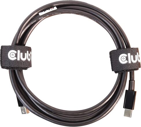 Club 3D CAC-1115 منفذ عرض صغير معتمد من VESA إلى DisplayPort ثنائي الاتجاه 1.4/Hbr3 M/M كابل DP 1.4 8K 60 هرتز 2 متر - 6,56 قدم in Saudi Arabia