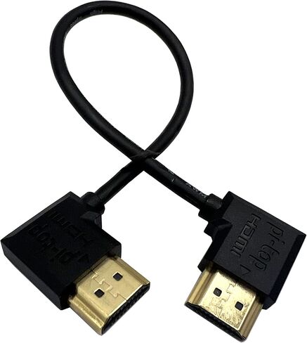Halokny HDMI Extension Cable, 90 Degree Angle High Speed HDMI Male to Female Adapter Gold Plated HDMI Extension Cable for TVs, Laptops (M/F Down) in Saudi Arabia