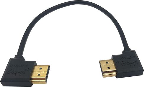 Halokny HDMI Extension Cable, 90 Degree Angle High Speed HDMI Male to Female Adapter Gold Plated HDMI Extension Cable for TVs, Laptops (M/F Down) in Saudi Arabia