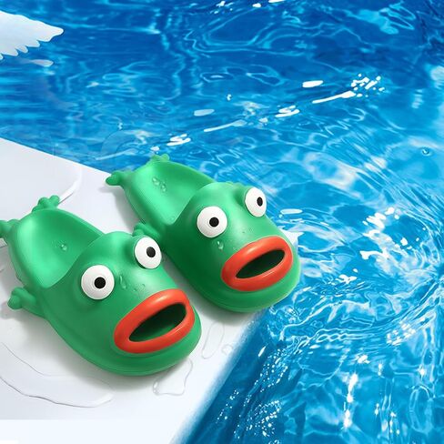 Cloud Slides, Frog Slippers, Funny Slippers, Foam Slides,Fish Slippers Novelty Lightweight For Indoor, Shower, Beach, Pool, Camping, Funny Gift in Saudi Arabia