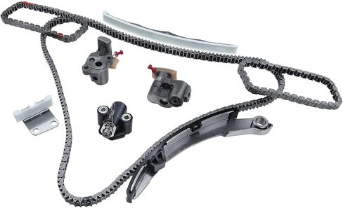 A-Premium 9Pcs Engine Timing Chain Kit W/Tensioner & Guide [fits DOHC, V6 3.5L] Compatible with Nissan Altima 2002-2006, Maxima 2004-2008, Quest 2004-2009, Replace# 13028ZS70A, 130287Y010 in Saudi Arabia