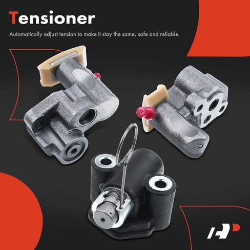 A-Premium 9Pcs Engine Timing Chain Kit W/Tensioner & Guide [fits DOHC, V6 3.5L] Compatible with Nissan Altima 2002-2006, Maxima 2004-2008, Quest 2004-2009, Replace# 13028ZS70A, 130287Y010 in Saudi Arabia