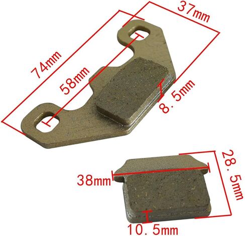 أحذية مكابح القرص JRL لـ 50cc 70cc 110cc 125cc 140cc ATV رباعية الترابية دراجة الطرق غير الممهدة in Kuwait