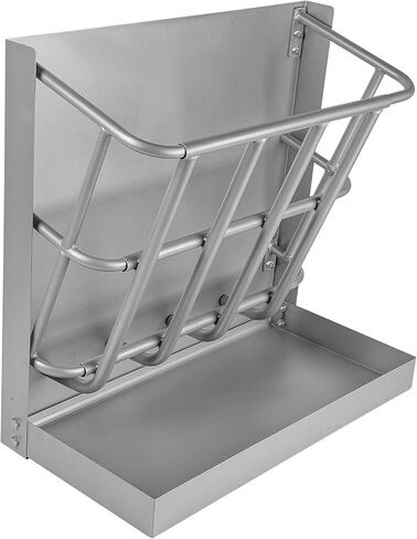 وحدة تغذية القش والحبوب مقاس 23 بوصة × 24 بوصة × 10.6 بوصة، وحدة تغذية قش الماعز مع صينية طعام قابلة للفصل، رف قش الماعز المثبت على الحائط، متعدد الجوانب لسهولة الوصول إلى الطعام، مناسب لفناء مزرعة خيول الأغنام in Kuwait