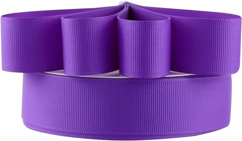 Purple Grosgrain Ribbon 1 Inch Purple Ribbon for Crafts Grosgrain Ribbon for Gift Wrapping Wedding Decor Hair Bows Party Favor Baby Shower Flower Arrangement Wreaths, 25 Yards in Saudi Arabia