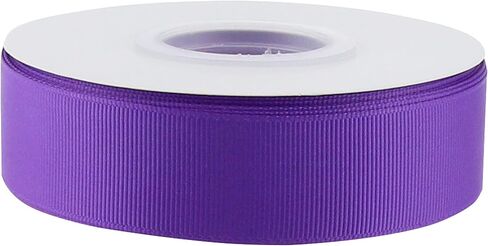 Purple Grosgrain Ribbon 1 Inch Purple Ribbon for Crafts Grosgrain Ribbon for Gift Wrapping Wedding Decor Hair Bows Party Favor Baby Shower Flower Arrangement Wreaths, 25 Yards in Saudi Arabia