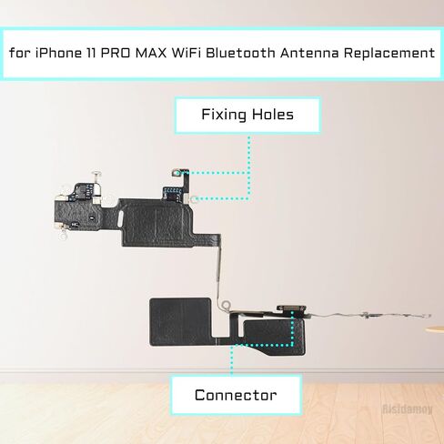 for iPhone 11 PRO MAX WiFi Bluetooth Antenna Flex Cable Replacement 11PROMAX WLAN Bluetooth Antenna Connector with Repair Fix Tool A2161 A2220 A2218 in Saudi Arabia