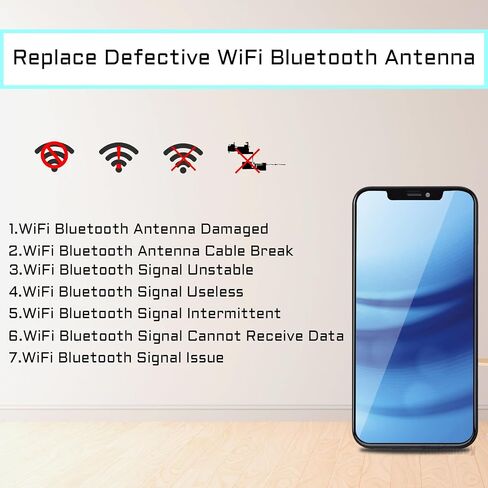 for iPhone 11 PRO MAX WiFi Bluetooth Antenna Flex Cable Replacement 11PROMAX WLAN Bluetooth Antenna Connector with Repair Fix Tool A2161 A2220 A2218 in Saudi Arabia