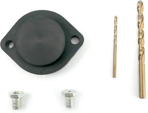 TIKSCIENCE Motorcycle Engines Frame Stud Drill Plate Repair Tool,Fit for Harley/Buell,1/4" and 1/8" Drill with Steel Insert in Saudi Arabia
