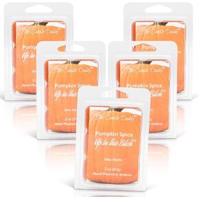 The Candle Daddy Pumpkin Spice Up in This Bitch- Maximum Scent Wax Cubes/Melts- 5 Packs -10 Ounces Total- 30 Cubes