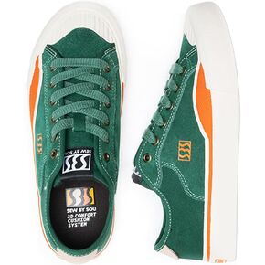 Men's Low-Cut Pro Skate Shoes with Anti-Slip and Shock Absorption Properties