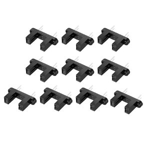uxcell 10 Pcs 25/64" Slot PCB Photo Interrupter Slotted Optical Sensor Switch HY810H