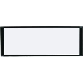 MasterVision Personal Cubicle Dry Erase White Board, Magnetic, Extra Wide, 14" x 36", Black Aluminum Frame (MA16007705-550)
