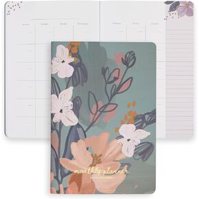 Erin Condren 18-Month Petite Planner (July 2024 - December 2025) - Evolve | Built-in Pocket, Lined Note Pages, Stickers Included