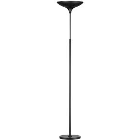 Globe Electric 12784 LED Floor Lamp Torchiere, Energy Star Certified, Dimmable, Super Bright, 43W, 3010 Lumens, Matte Black, Floor Lamp for Living Room, Floor Lamp for Bedroom, Home Improvement,