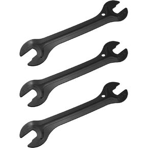 Wheel Hub Wrench 3PCS Bicycle Cycling Pedal Hubs Spanner Repair Tool for Mountain Bike and Folding Bicycle, 13/15mm and 14/16mm Bike Pedal Remover Wrench, Cone Spanner