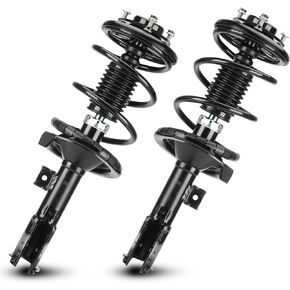 Front Complete Strut Shock Absorber Fit for Mitsubishi Lancer Model DE ES 2008 2009 2010 2011, Struts with Coil Spring 172356 172355 (Set of 2)