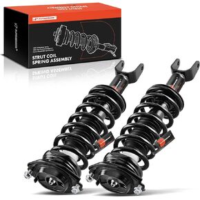 A-Premium Rear Pair (2) Complete Strut & Coil Spring Assembly Compatible with Subaru B9 Tribeca 2006-2007 H6 3.0L, Tribeca 2008-2014 H6 3.6L, Driver and Passenger Side