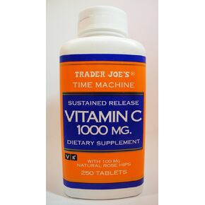 Trader Joe's Sustained Release Vitamin C 1000MG Dietary Supplement