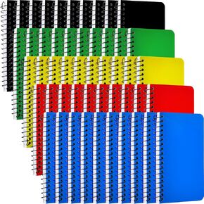 50 Pack Small Spiral Notebooks 5 x 3 Inch Memo Note Pad College Ruled Pocket Notebook 60 Sheets Wirebound Memo Pad Mini Notebook Notepads for Home Office School