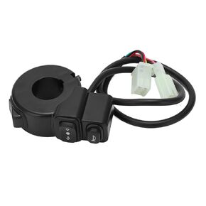 Motorcycle Handlebar Switch ABS Assembly 3 in 1 Headlight Turn Signal Horn Switch Universal for 22mm/0.87in ATVs Sport Dirt Street Bikes Button Horn Switch