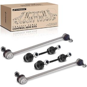 A-Premium Set of 4, Front & Rear Sway Bar Links Kit Stabilizer Bar Links Compatible with Volvo XC90 2004-2014, S60 2001-2009, XC70 2003-2007, S80 1999-2006, V70 2001-2007
