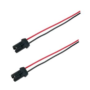 2 Pcs T10 W5W LED Light Bulb Socket Wiring Harness for Automobile Lighting or Other Applications