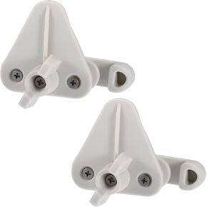 X AUTOHAUX 2pcs Pontoon Boat Gate Latches Replacement Fits 1-1.25 Inch Square Frames White