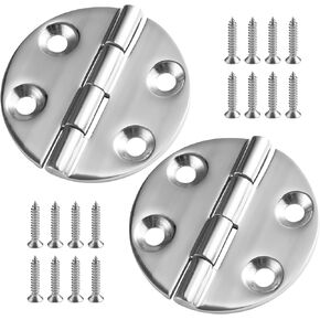 Stainless Steel Hinges, Marine Grade Boat Hatch Hinge, Heavy Duty Marine Hinge,Boat Butt Door Cabinet Hinges Boat Hardware