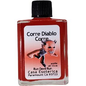 Spiritual Anointing Oil -(Corre Diablo Corre Aceite) Run Devil Run Oil-Protection Spell-Turn Away Evil, hexes and Crossed Conditions-0.5 FL OZ (1 Pack)