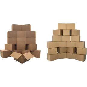صناديق متحركة كبيرة من uBoxes مقاس 20 بوصة × 20 بوصة × 15 بوصة (عبوة من 16 قطعة) in Kuwait