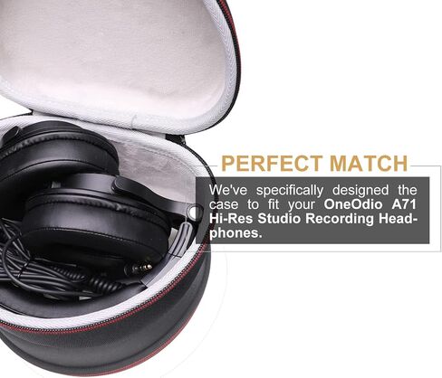 LTGEM Hard Case for Raycon The Everyday/Fitness & OneOdio Pro-10/A70/A71 Wireless Bluetooth Over Ear Headphones - Travel Protective Carrying Storage Bag in Saudi Arabia
