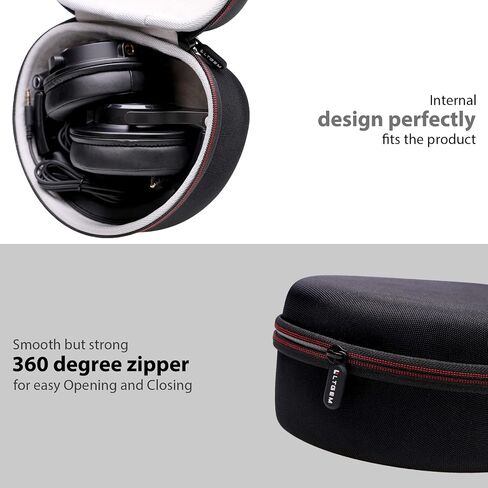 LTGEM Hard Case for Raycon The Everyday/Fitness & OneOdio Pro-10/A70/A71 Wireless Bluetooth Over Ear Headphones - Travel Protective Carrying Storage Bag in Saudi Arabia