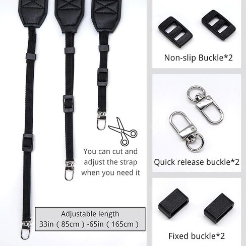 S&loyoe Camera Strap Shoulder Strap For Photographers All DSLR and Mirrorless Camera Neck Strap Belt for Men/Women in Saudi Arabia