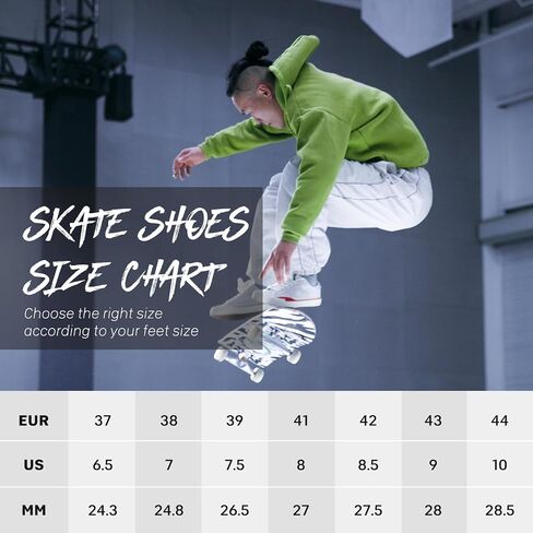 Men's Low-Cut Pro Skate Shoes with Anti-Slip and Shock Absorption Properties in Saudi Arabia