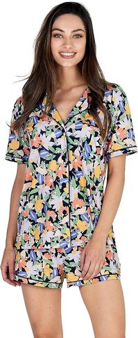 Ultra Soft 100% Organic Peruvian Pima Cotton Luxury Women's Pajama Set Short in Saudi Arabia