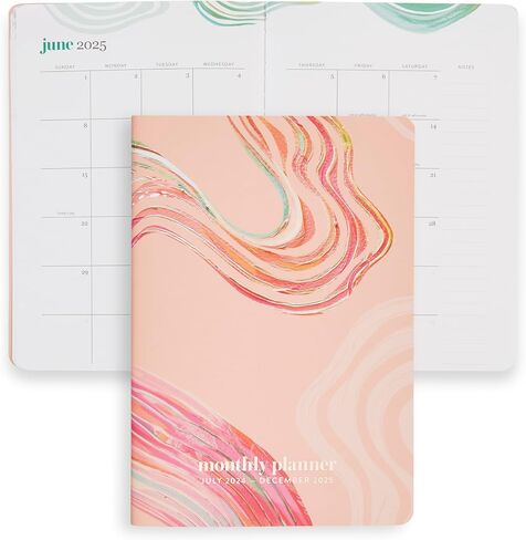 Erin Condren 18-Month Petite Planner (July 2024 - December 2025) - Evolve | Built-in Pocket, Lined Note Pages, Stickers Included in Saudi Arabia