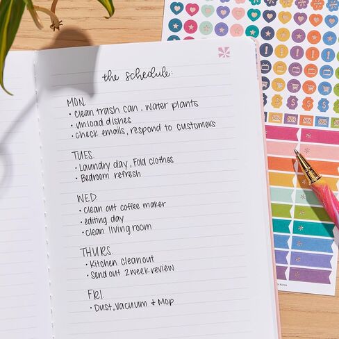 Erin Condren 18-Month Petite Planner (July 2024 - December 2025) - Evolve | Built-in Pocket, Lined Note Pages, Stickers Included in Saudi Arabia