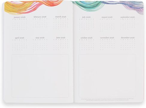 Erin Condren 18-Month Petite Planner (July 2024 - December 2025) - Evolve | Built-in Pocket, Lined Note Pages, Stickers Included in Saudi Arabia