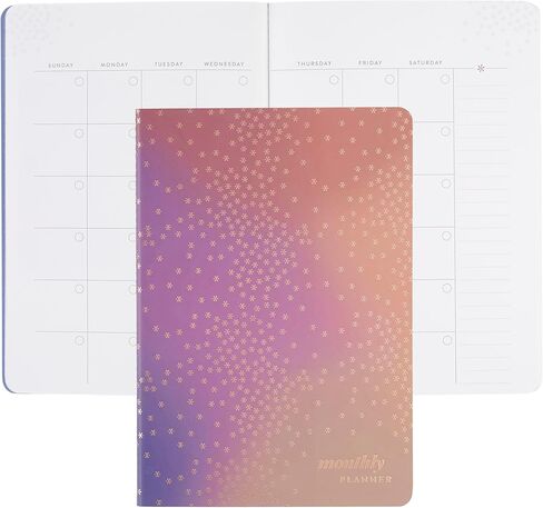 Erin Condren 18-Month Petite Planner (July 2024 - December 2025) - Evolve | Built-in Pocket, Lined Note Pages, Stickers Included in Kuwait