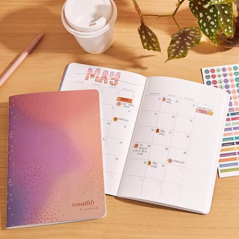 Erin Condren 18-Month Petite Planner (July 2024 - December 2025) - Evolve | Built-in Pocket, Lined Note Pages, Stickers Included in Kuwait